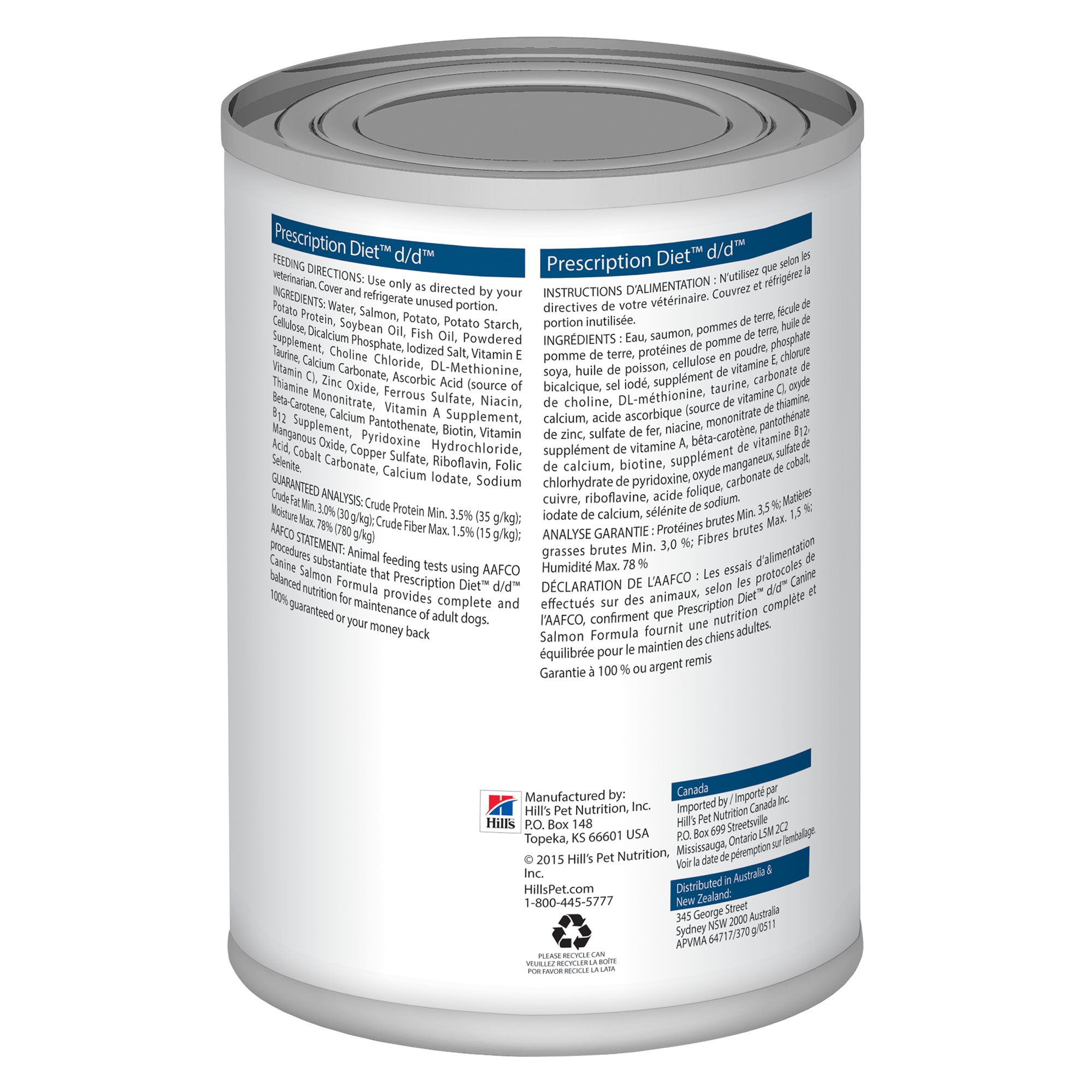 hill's science diet dd dog food