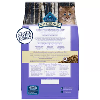 Product Blue Buffalo Wilderness Kitten Dry Cat Food - Grain Free, Chicken
