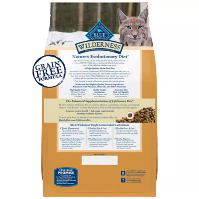 Product Blue Buffalo Wilderness Weight Control Adult Dry Cat Food - Grain Free, Chicken