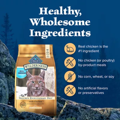 Product Blue Buffalo Wilderness Weight Control Adult Dry Cat Food - Grain Free, Chicken