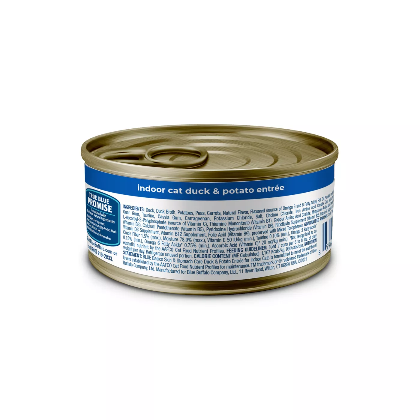 Blue Buffalo Basics Adult Wet Cat Food Natural 3 Oz