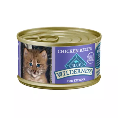 Blue Buffalo Wilderness Kitten Wet Cat Food Grain Free 3 Oz