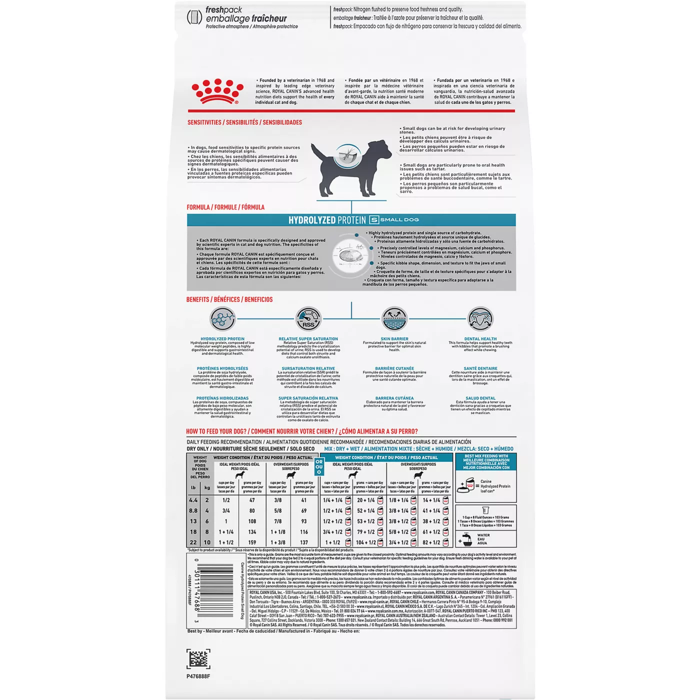 Product Royal Canin® Veterinary Diet Canine Hydrolyzed Protein Adult Small Dog Dry Dog Food