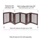 Product Primetime Petz 360 Configurable 2-Panel Extension Pet Gate with Door