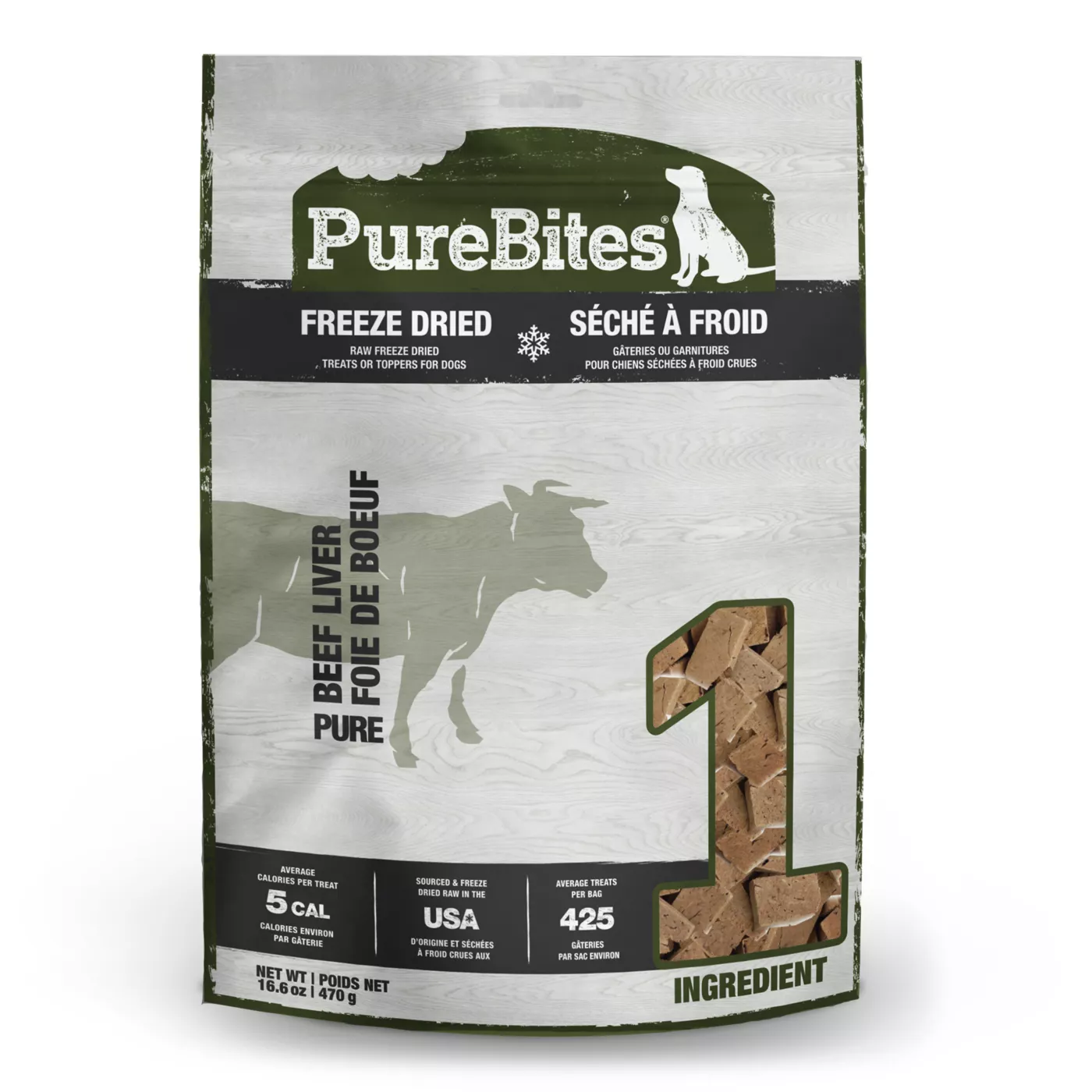 Purebites Freeze Dried Dog Treat Beef