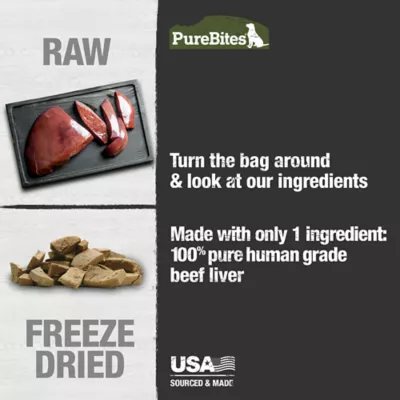 Product Purebites® Freeze Dried Dog Treat - Beef