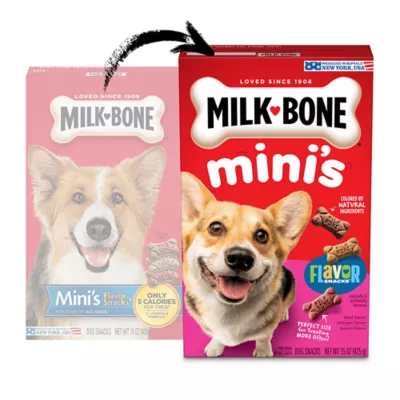 Product Milk-Bone Flavor Snacks Dog Treat All Ages - Beef, Chicken, Bacon