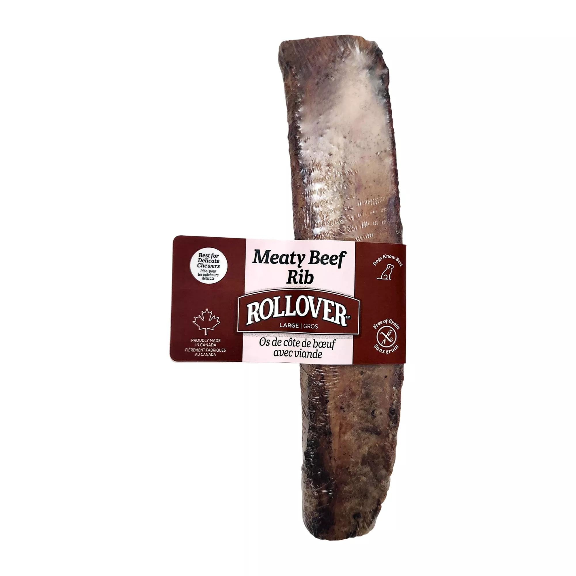 Rollover Meaty Beef Rib Premium Dog Treat