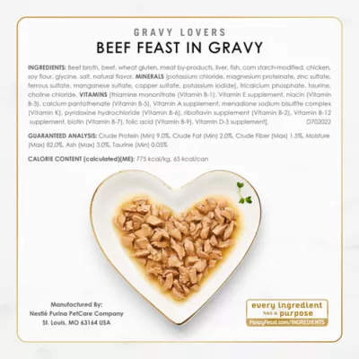 Product Fancy Feast® Gravy Lovers All Life Stages Cat Wet Food - Variety Pack, 24 CT, 72 OZ