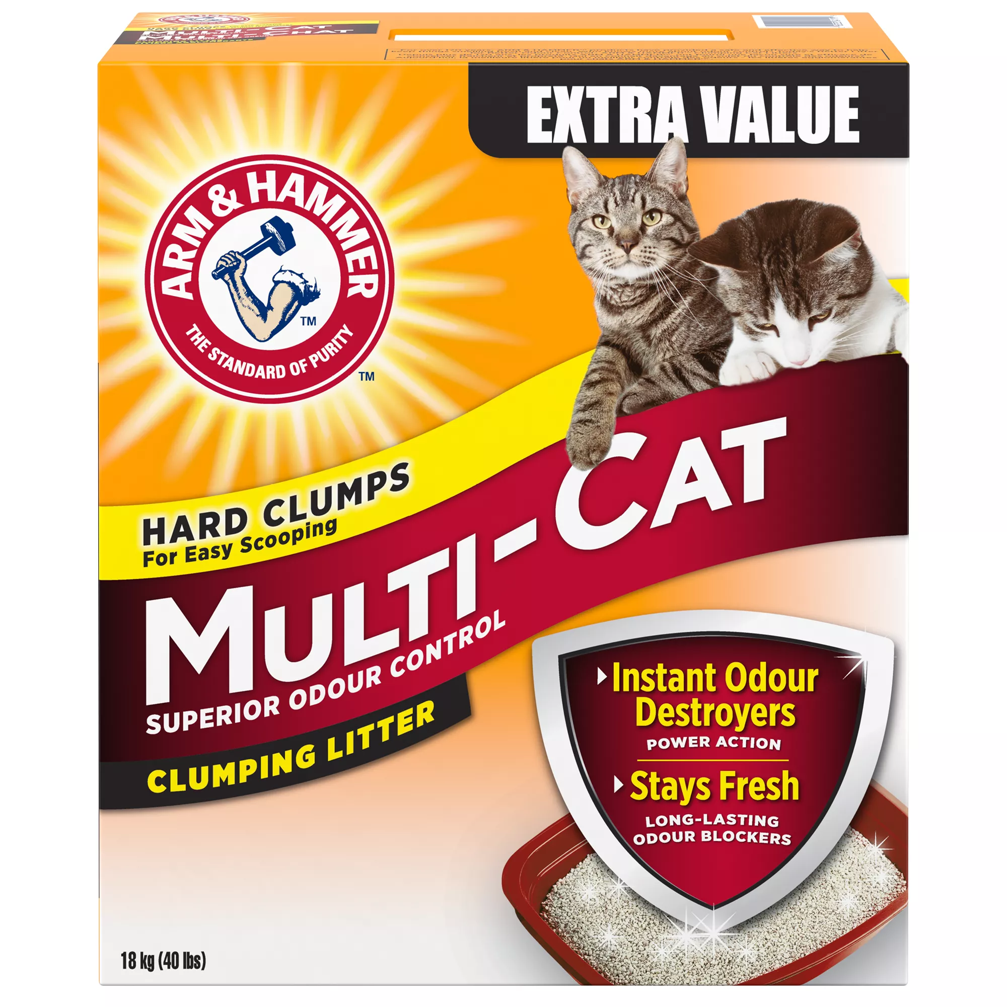 Arm & Hammer Multi-Cat Cat Litter - Clumping