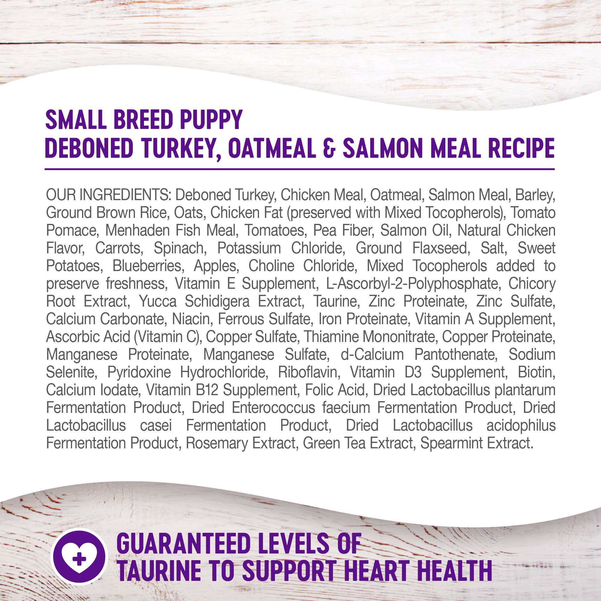 wellness complete health small breed puppy