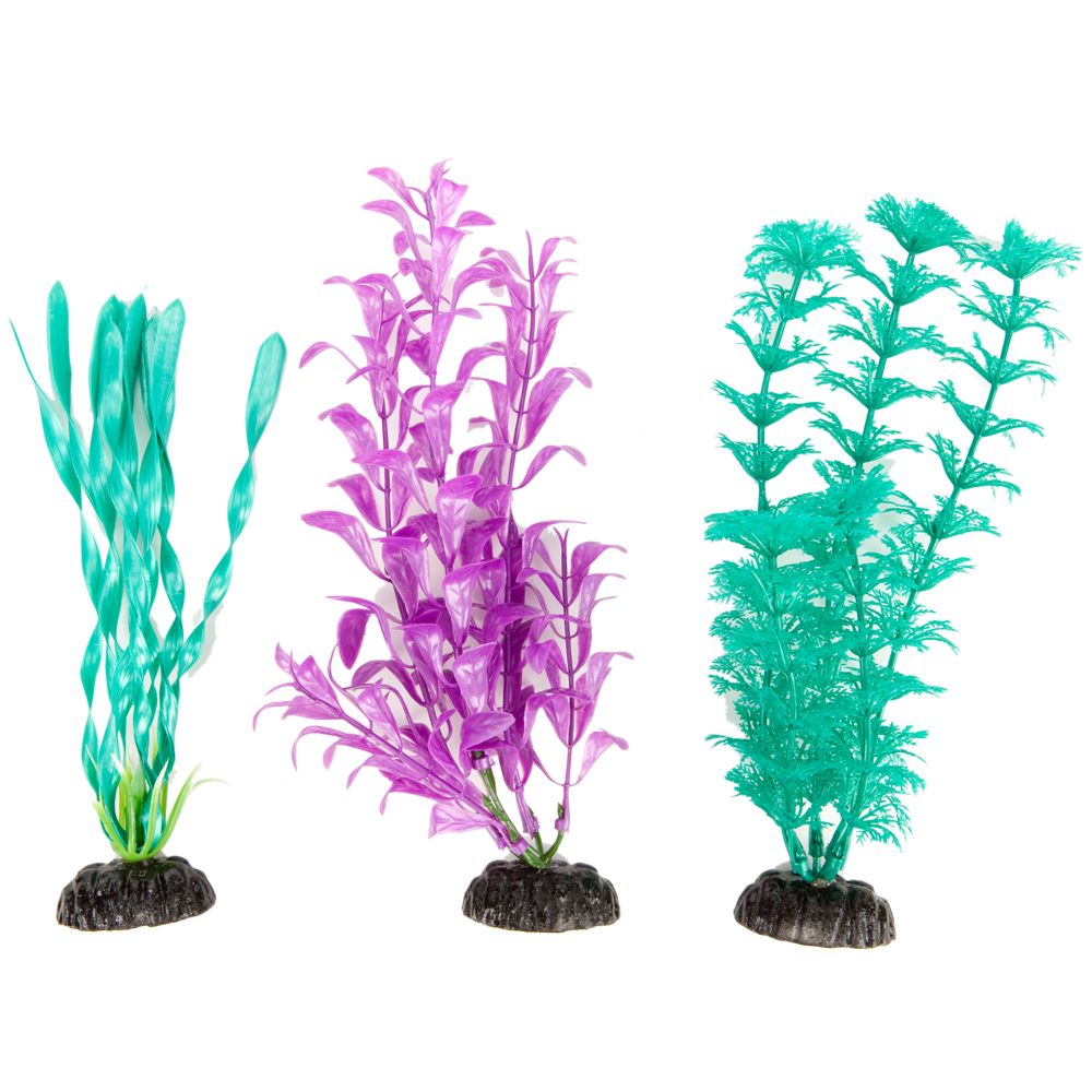 1Pcs 10cm Artificial Aquarium Plants Fish Tank Simulation Plastic Wate -  Fetchin Fluff