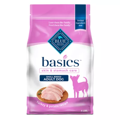 Product Blue Buffalo® Basics™ Skin & Stomach Care Small Breed Adult Dog Dry Food - Turkey & Potato, 4