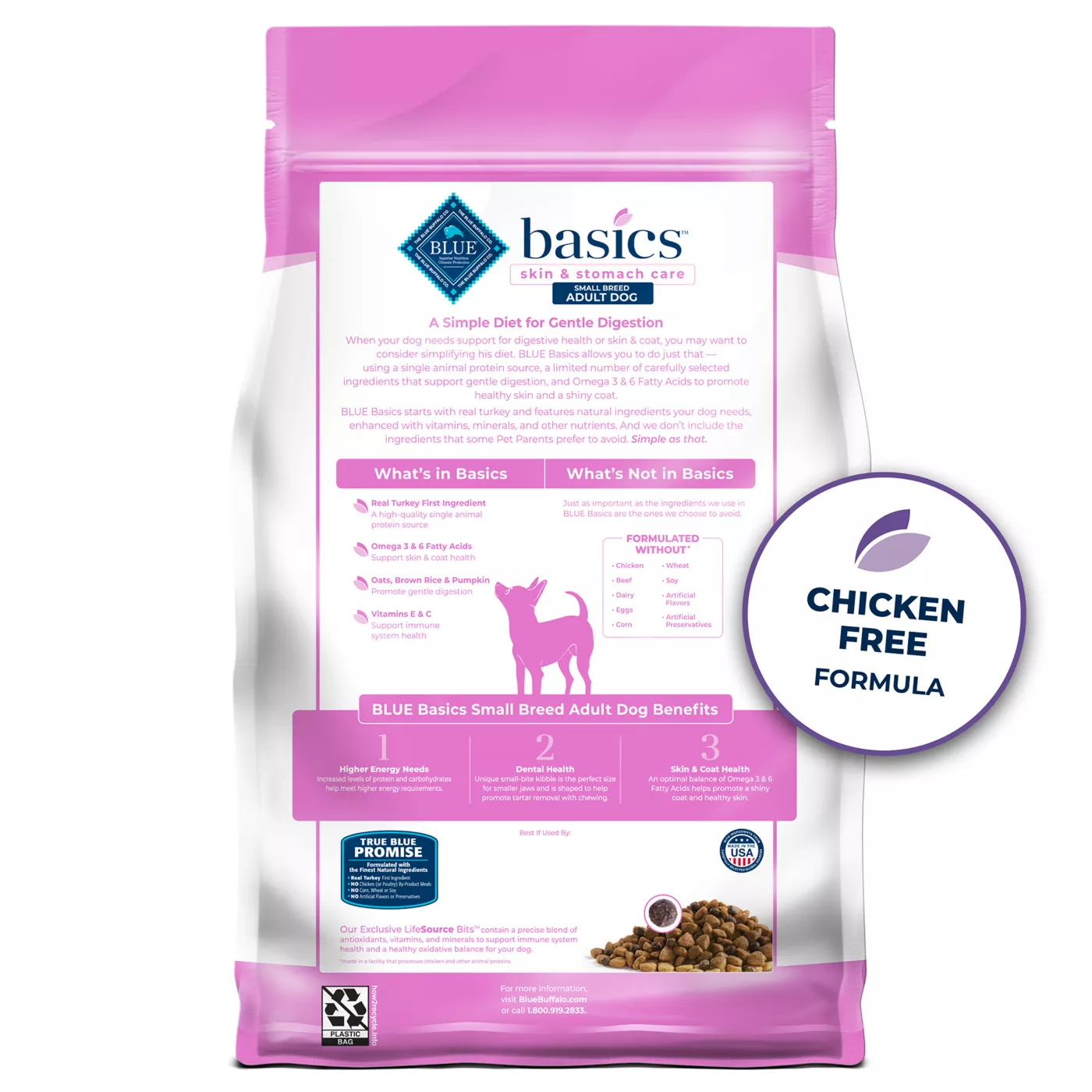 Blue basics dry dog food best sale