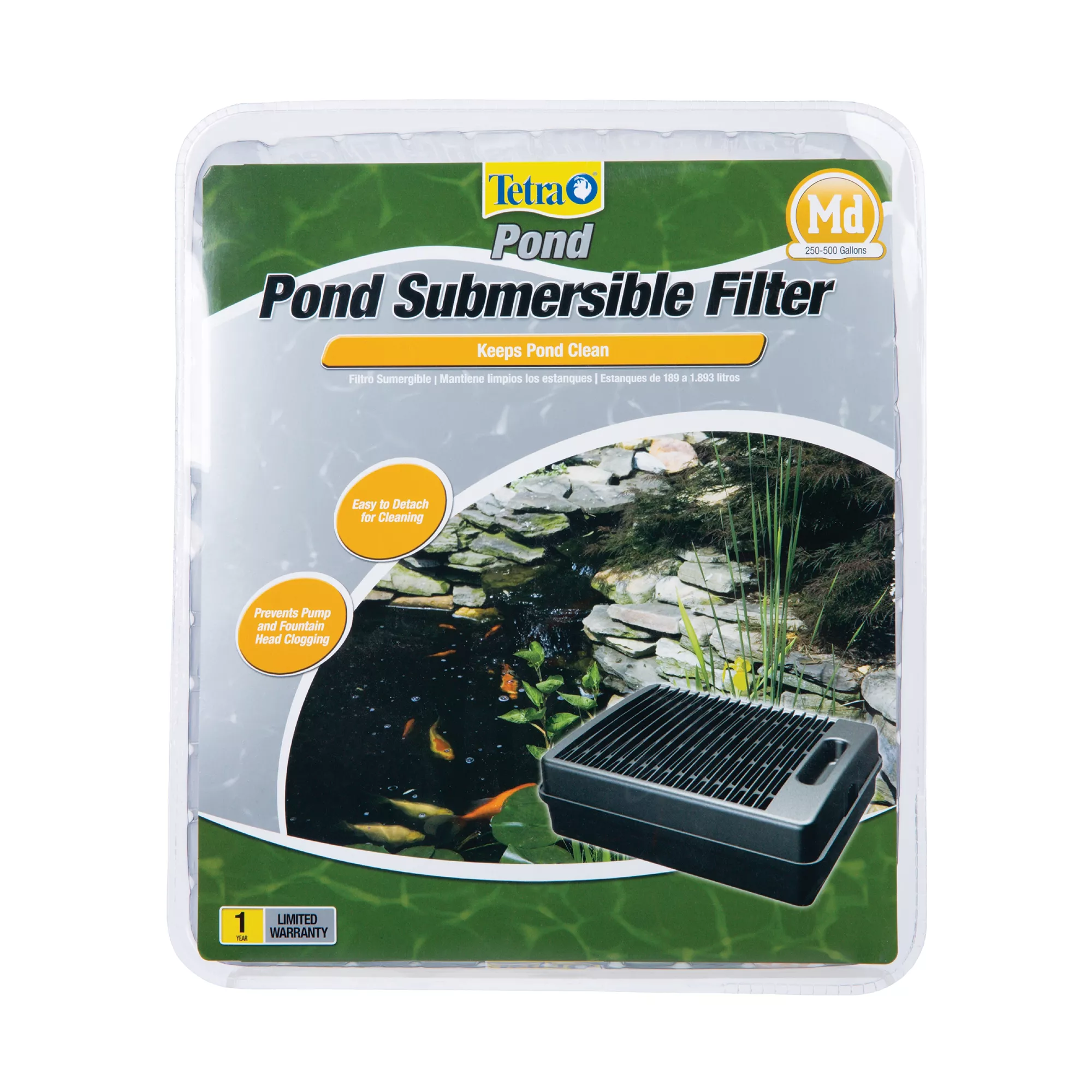 Tetra® Pond Submersible Flat Box Filter