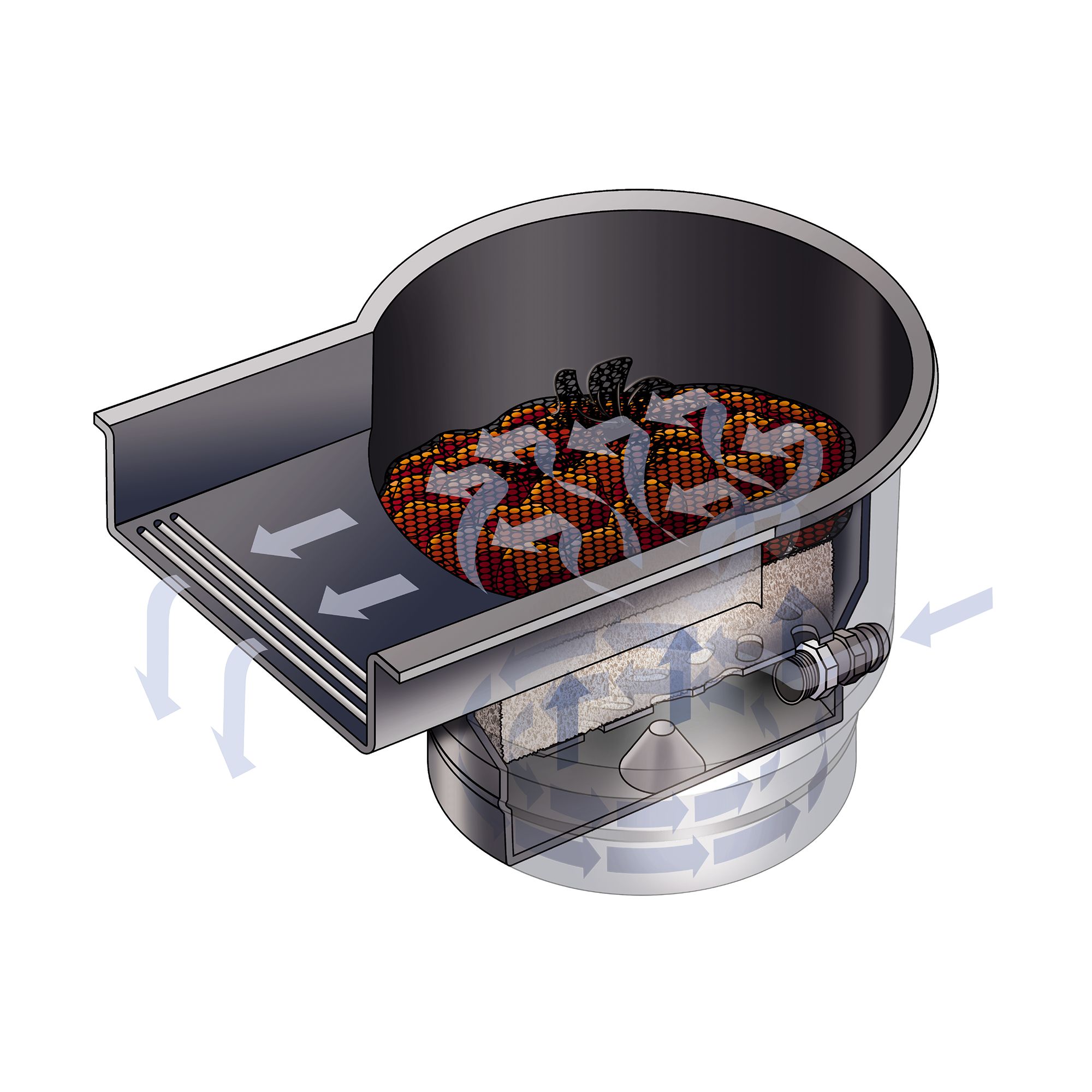 Tetra® Pond Waterfall Filter | fish 