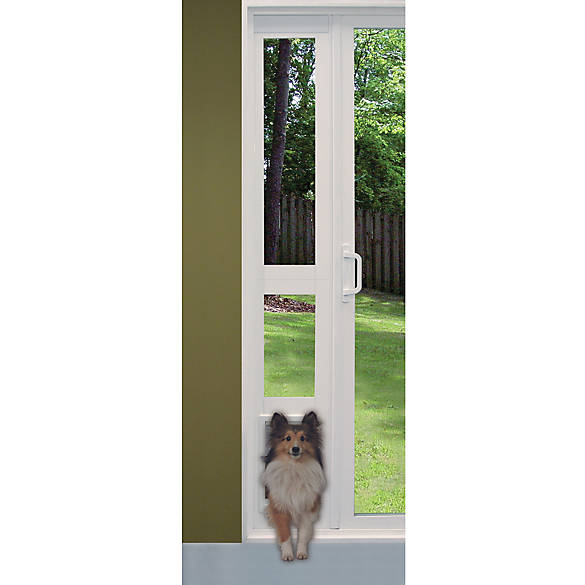 Perfect Pet Modular Vinyl Patio, Sliding Patio Door With Dog Door