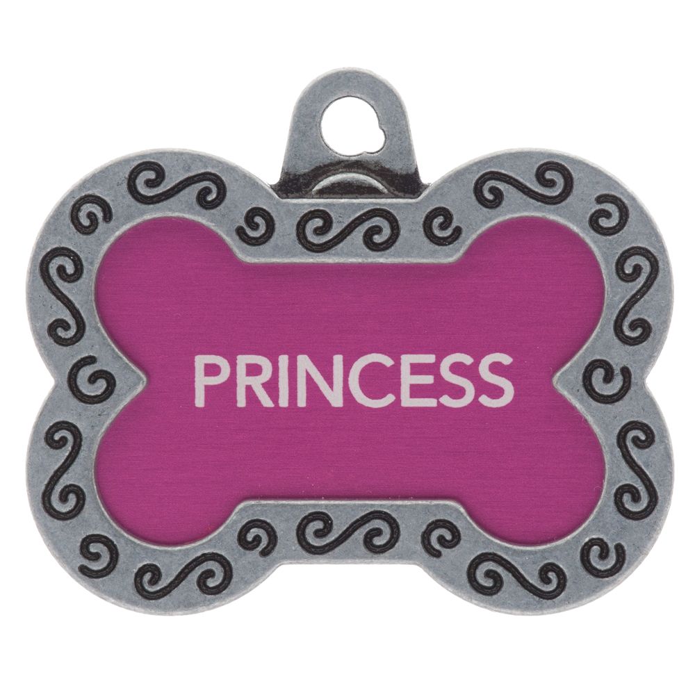 TagWorks Designer Collection Large Bone Personalized Pet ID Tag