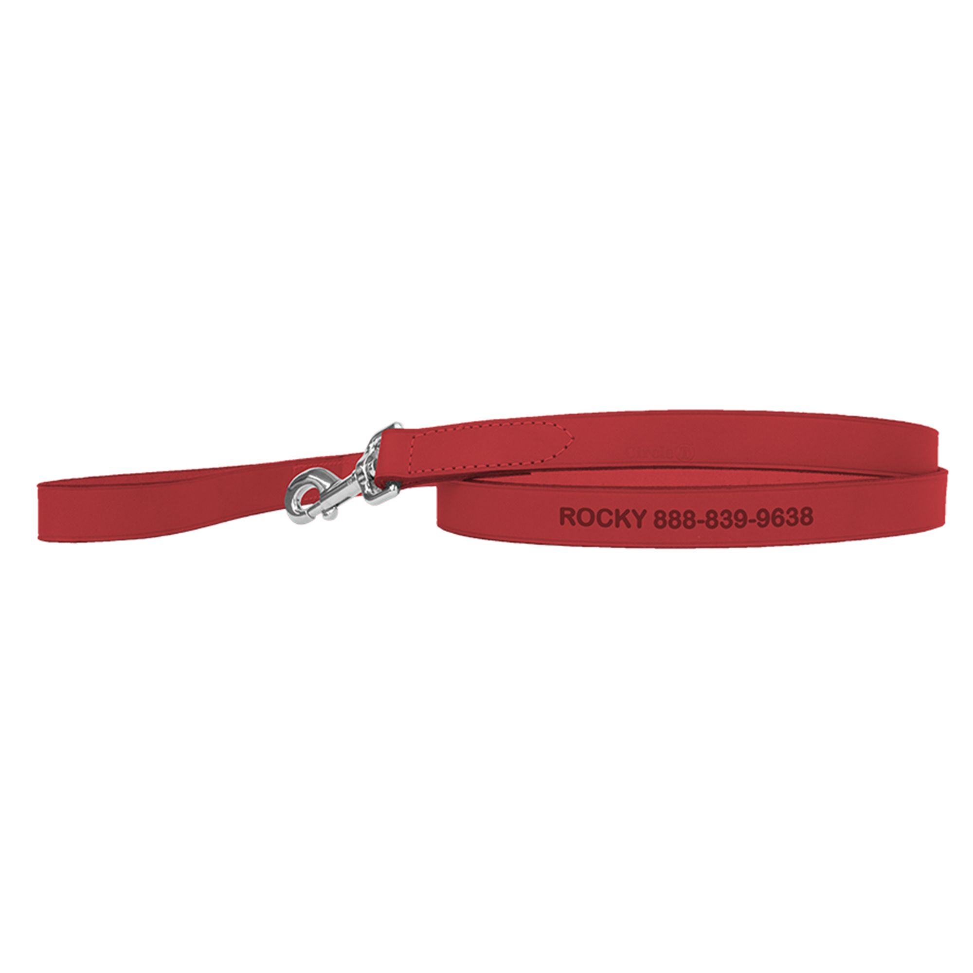 Personalized leather dog leash hotsell