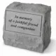 Product Kay Berry Faithful Friend Pet Memorial Stone