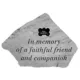 Product Kay Berry A Faithful Friend With Dog Tag Personalized Memorial Stone