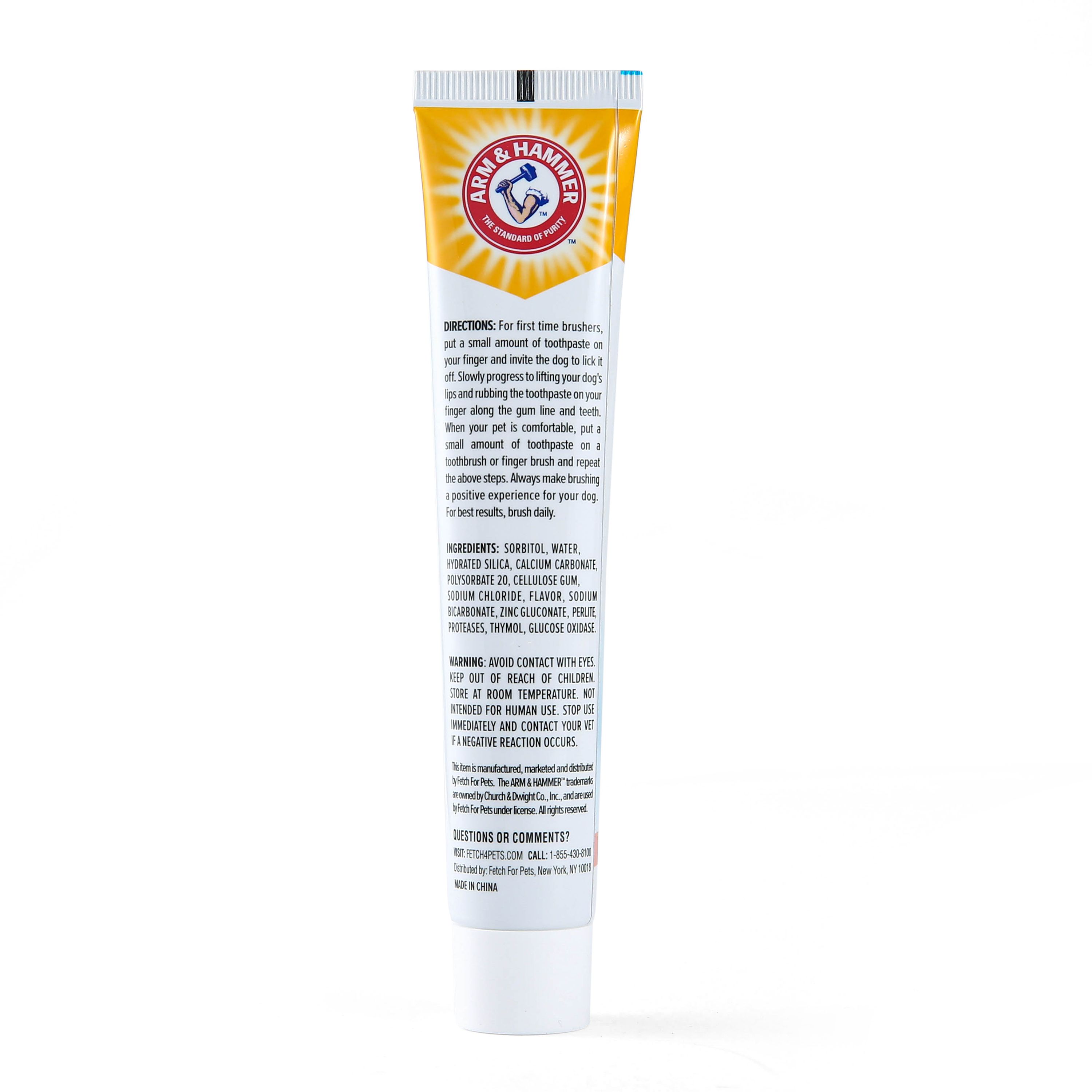 arm hammer dog toothpaste