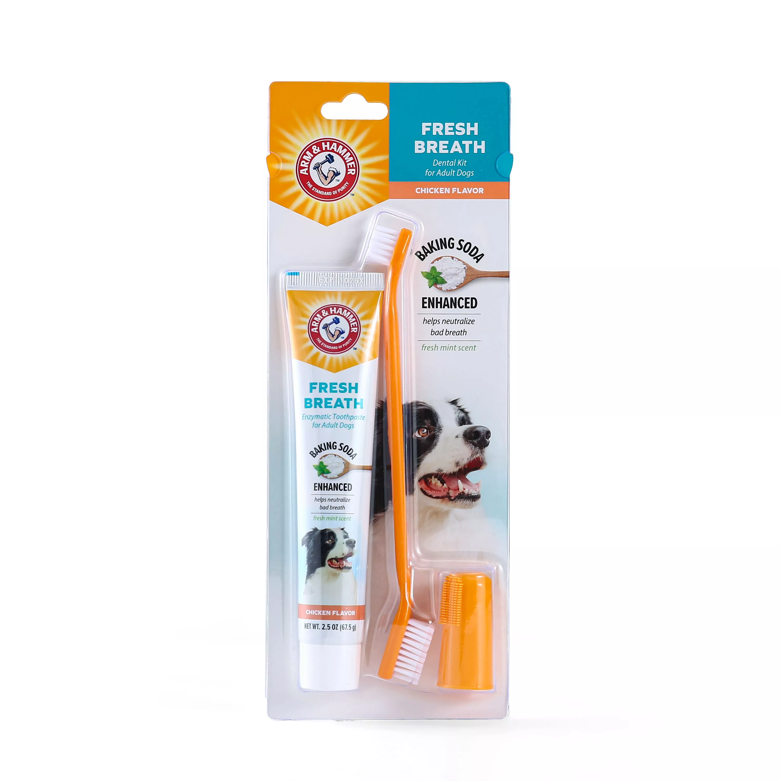 Arm & Hammer Fresh Breath Dog Dental Kit - Chicken