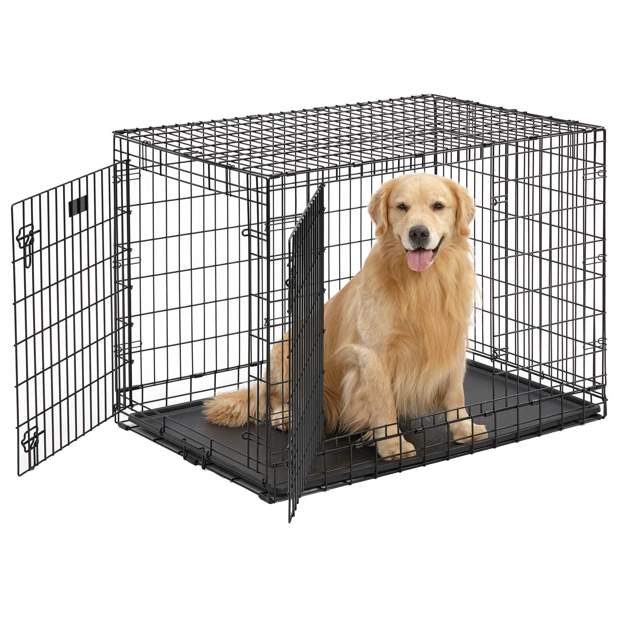 Vibrant Life Pet Kennel for Dogs, Hard-Sided Pet Carrier, Large, 40in Length