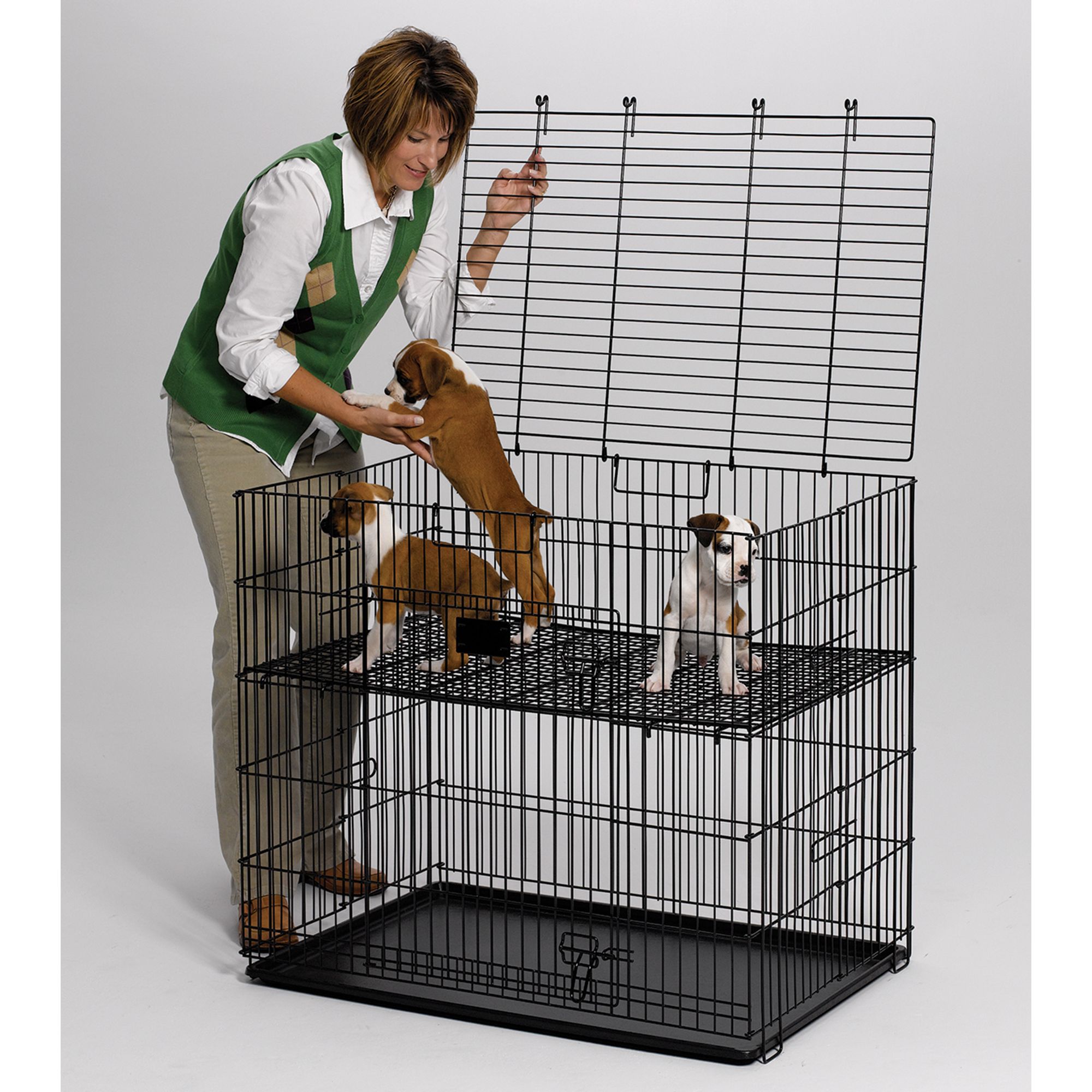 Midwest Puppy Playpen 1 2 Floor Grid Dog Houses Pens Petsmart