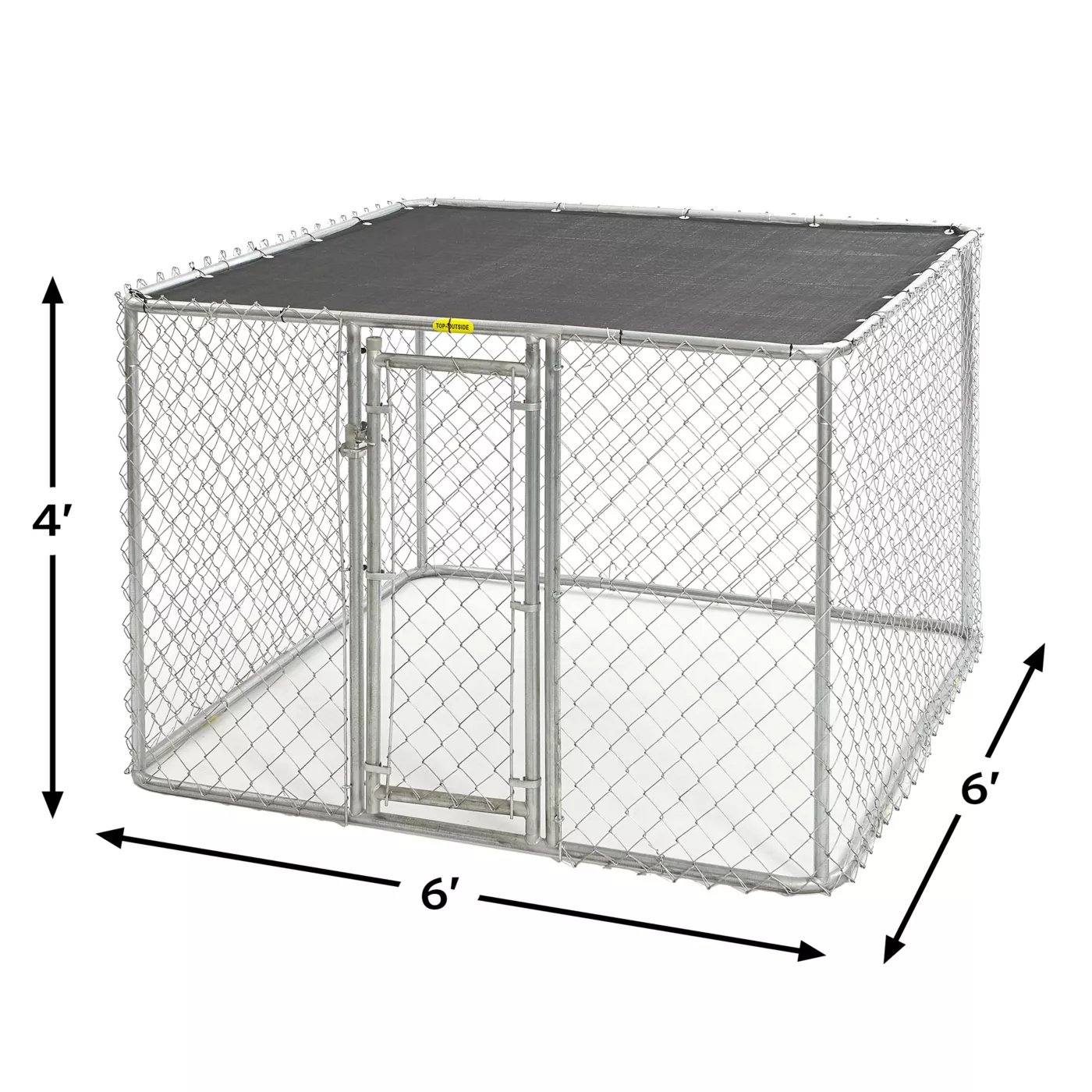 Product MidWest Chain Link Portable Kennel with Sunscreen