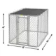 Product MidWest Chain Link Portable Kennel with Sunscreen