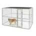MidWest Chain Link Portable Kennel with Sunscreen Top image thumbnail 1