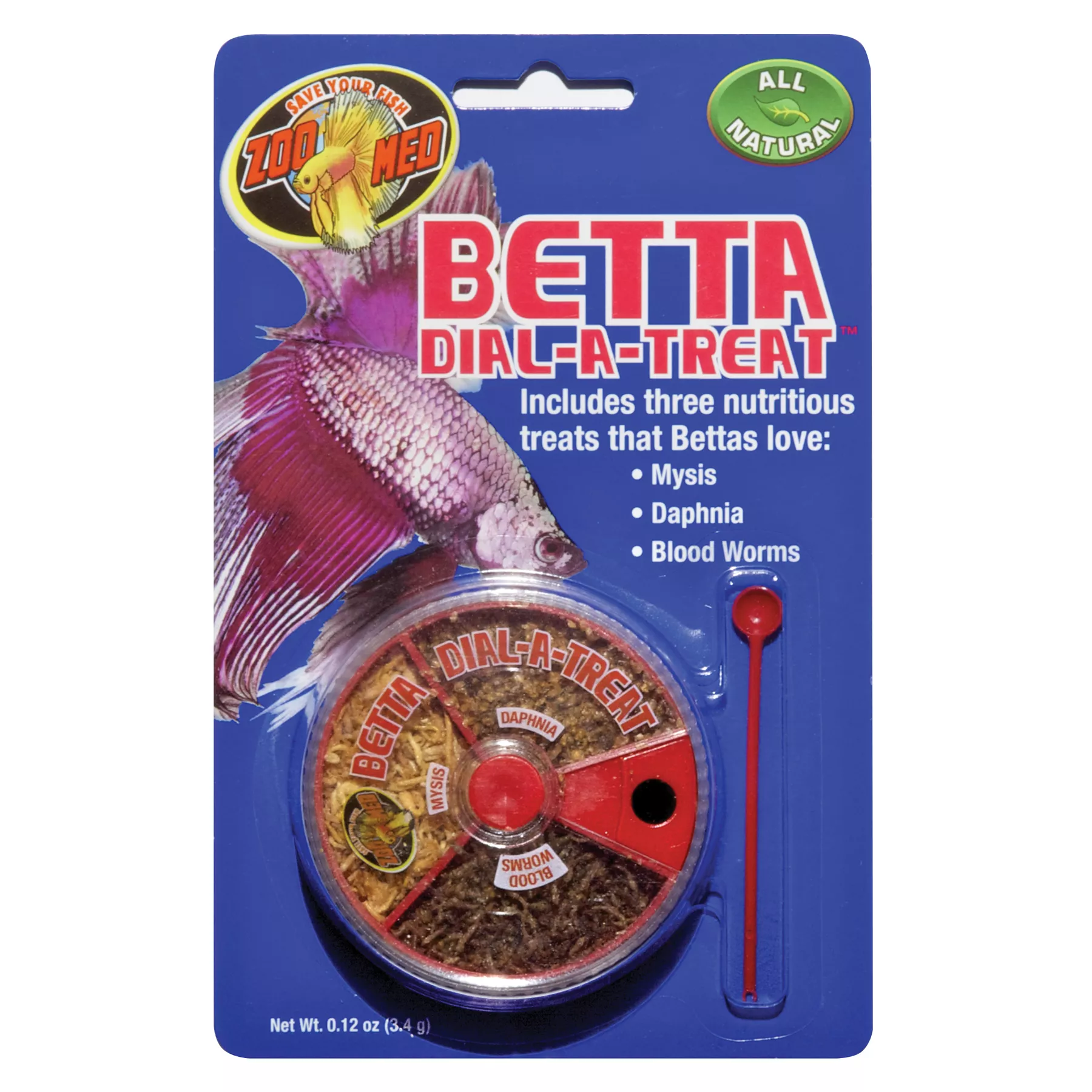 Zoo Med Betta Dial-A-Treat Fish Treat Feeder