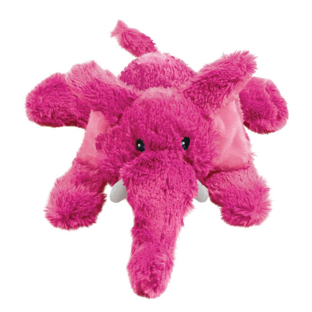 pink squeaky dog toy