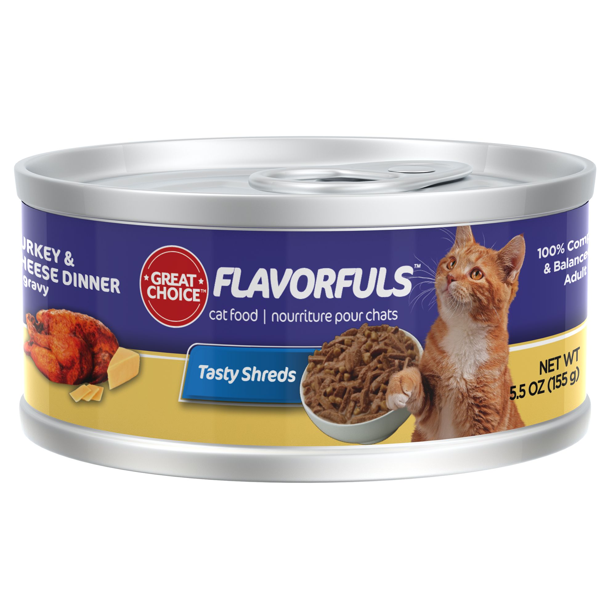 Grreat Choice® Tasty Shreds Cat Food cat Wet Food PetSmart