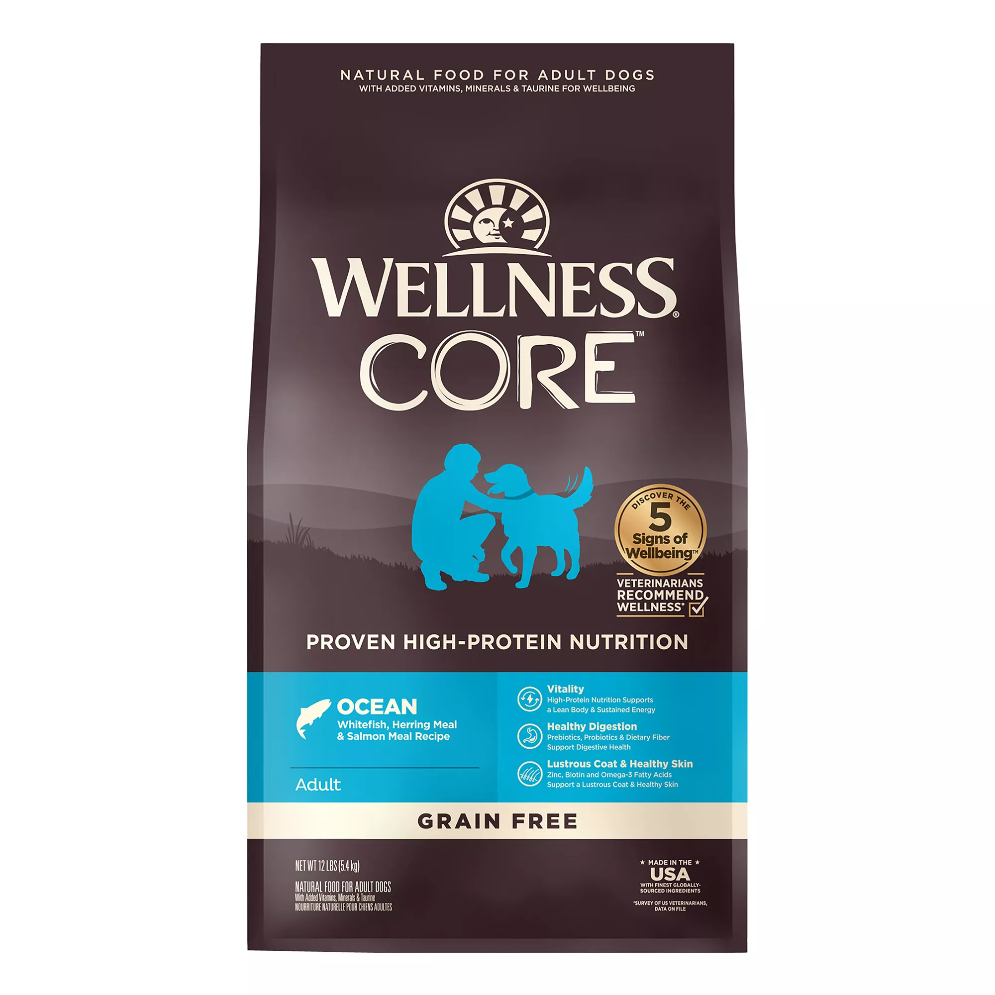 Wellness® CORE® Adult Dry Dog Food - Natural, Grain Free, Ocean Formula