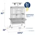 Prevue Pet Products Wrought Iron Select Bird Cage image thumbnail 2