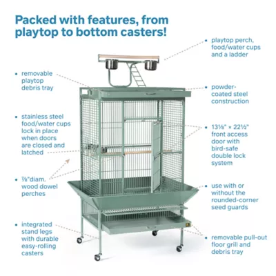 Prevue Pet Products Wrought Iron Select Bird Cage - Image 2