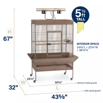 Prevue Pet Products Wrought Iron Select Bird Cage - Image 2