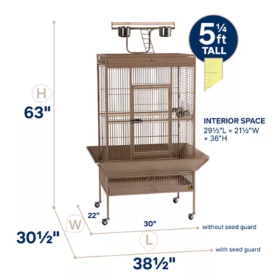 Prevue Pet Products Wrought Iron Select Bird Cage - Image 2