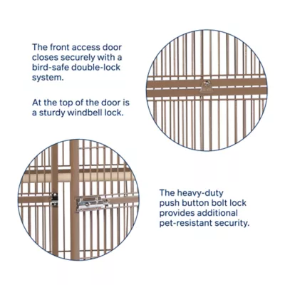 Prevue Pet Products Wrought Iron Select Bird Cage - Image 3