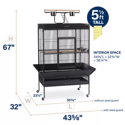 Prevue Pet Products Wrought Iron Select Bird Cage - Image 2