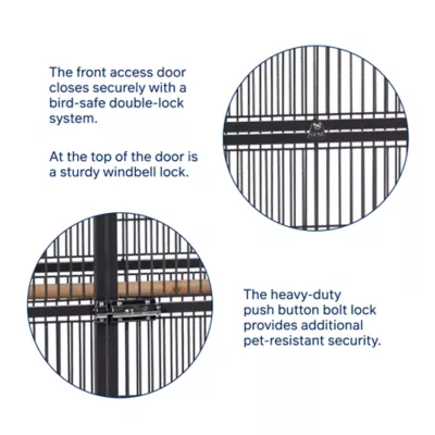 Prevue Pet Products Wrought Iron Select Bird Cage - Image 3