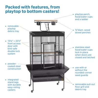 Prevue Pet Products Wrought Iron Select Bird Cage - Image 5