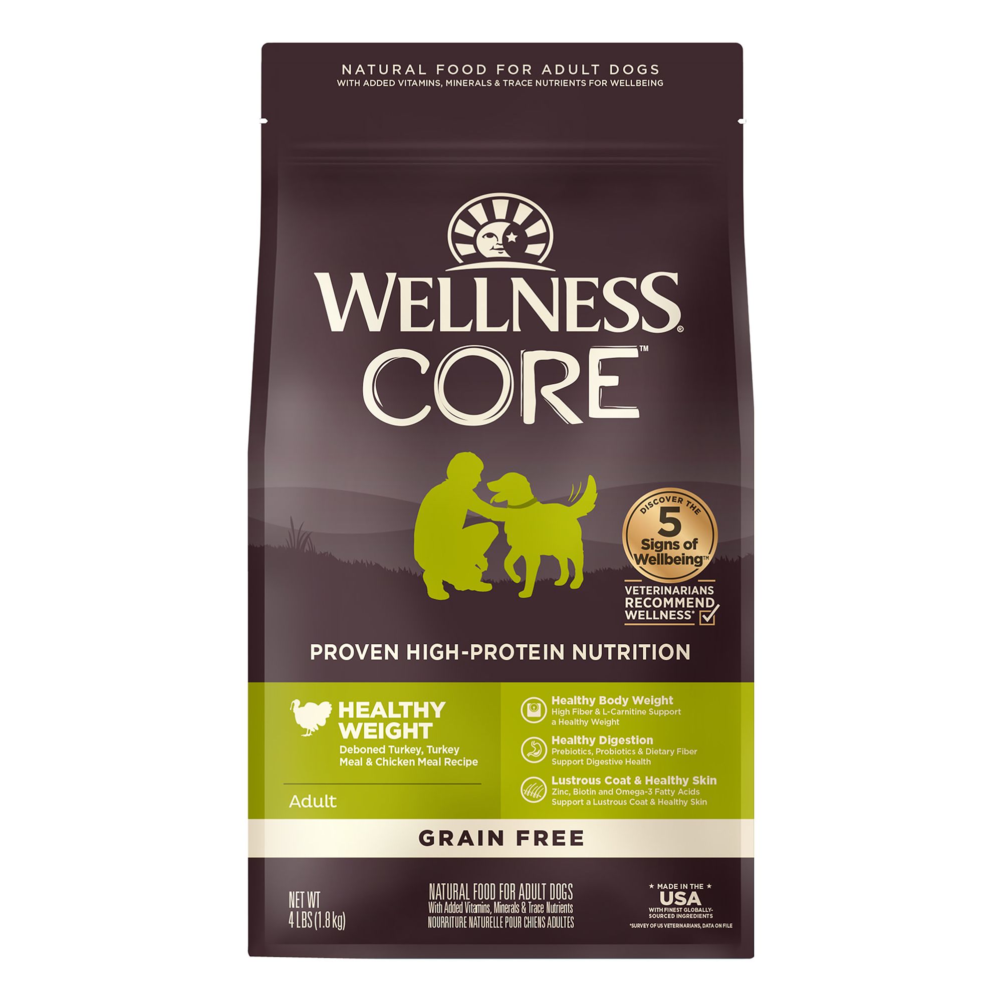 wellness core low fat dog food