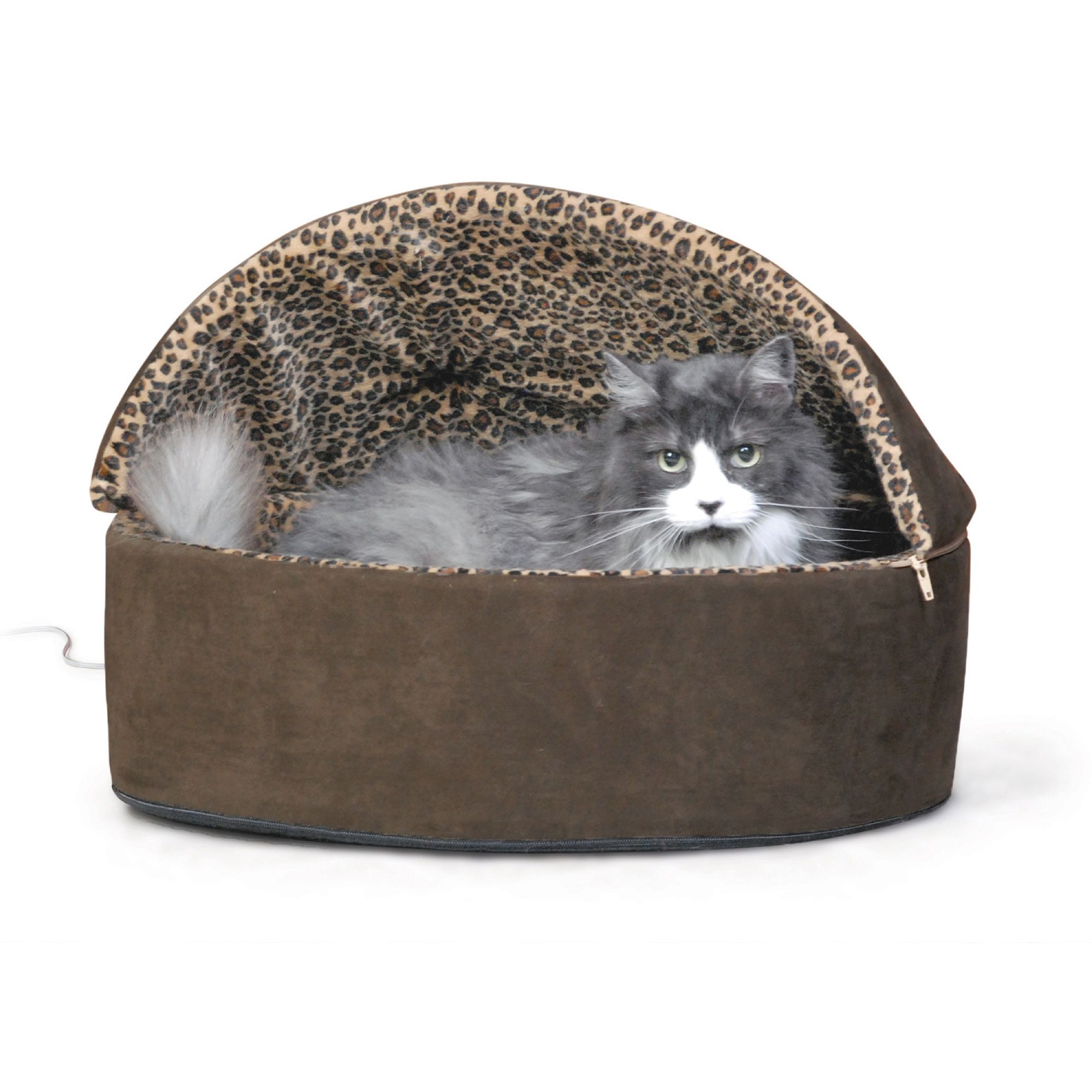 heated cat bed