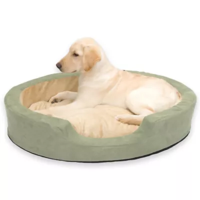 Product K&H Pet Heated Thermo Snuggly Sleeper Dog Bed