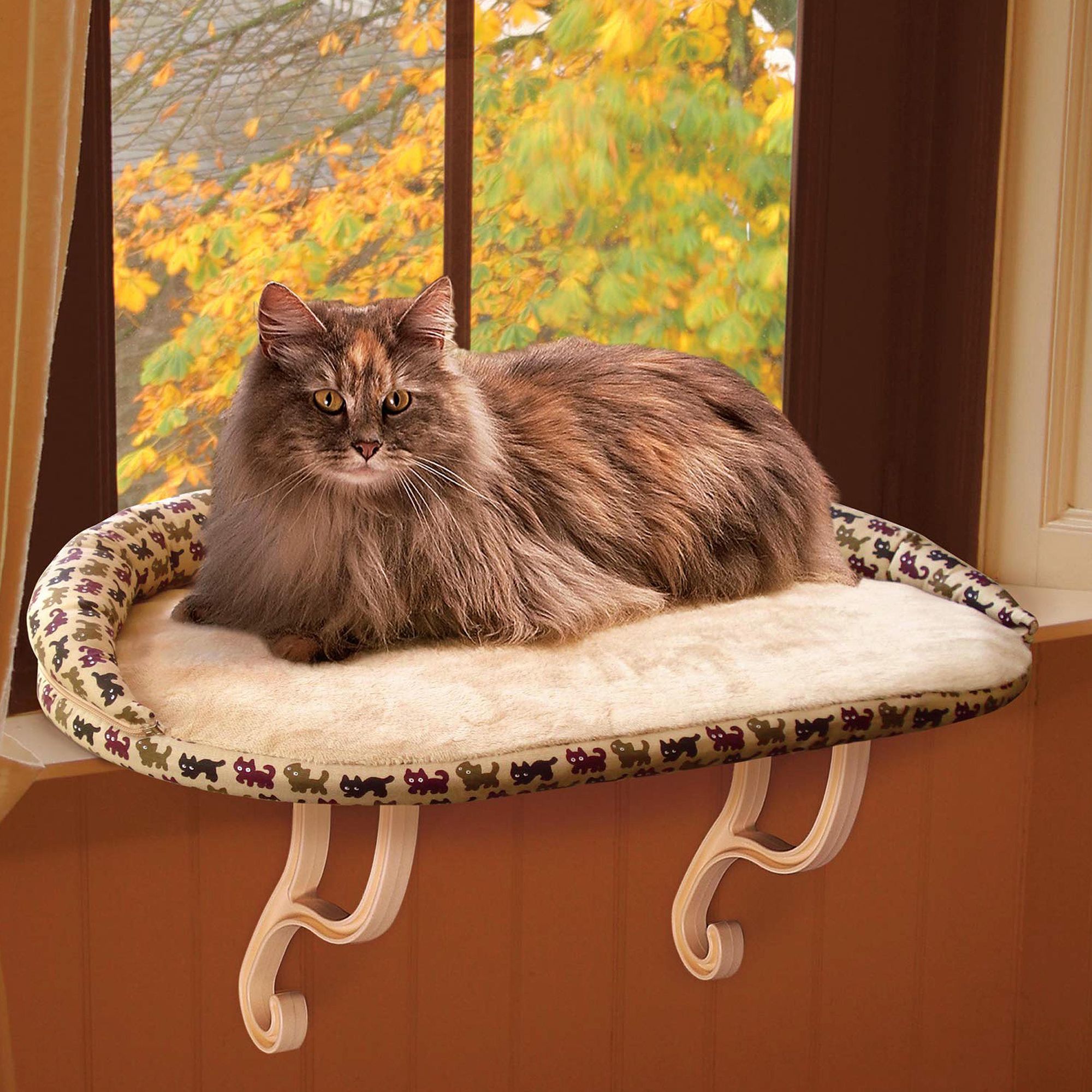 Cat Window Perch - Sunbathing Time, Cat Stair