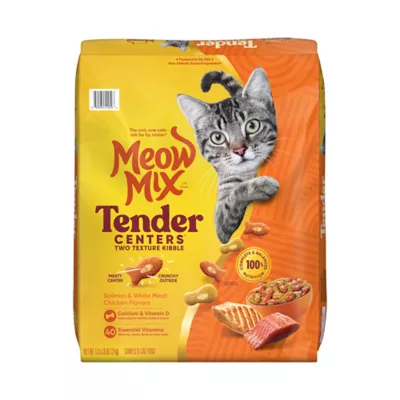 Product Meow Mix Tender Centers Dry Cat Food All Ages - Salmon, Chicken