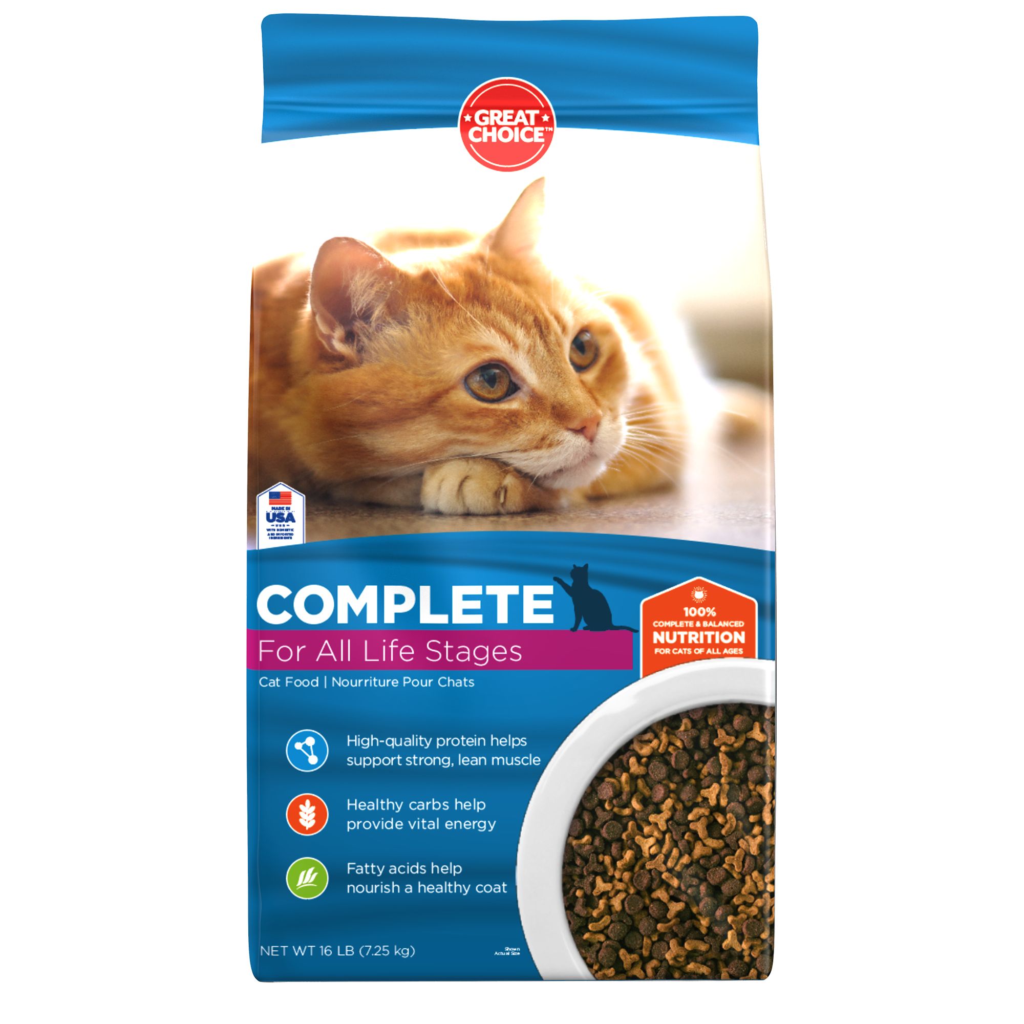 cats and dry food